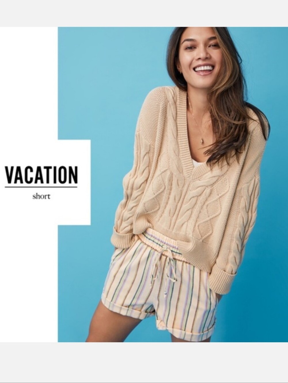 CAbi Vacation Linen Cotton Shorts